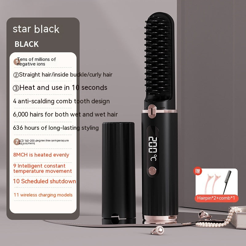 Charging Wireless Straight Portable Mini Non-hurt Power Generation Comb