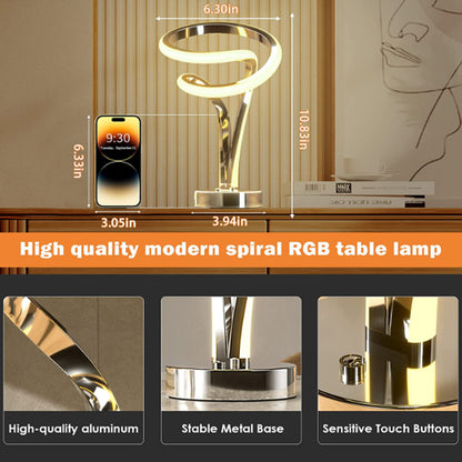 Aluminum Alloy Bar Table Lamp LED Wooden Eye Protection Table Lamp Can Be Used For USB Charging