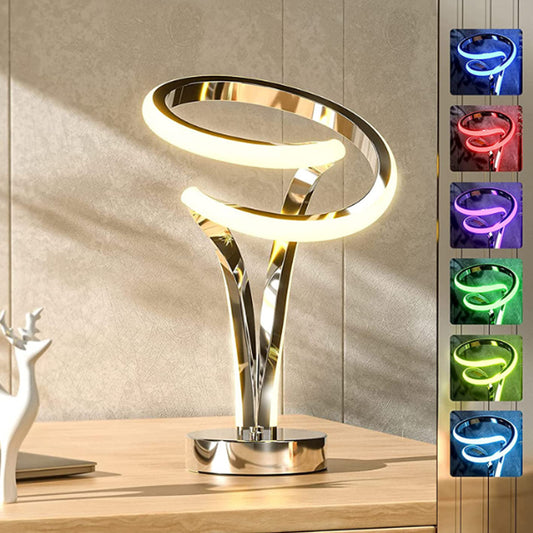 Lampada da tavolo da bar in lega di alluminio La lampada da tavolo per protezione degli occhi in legno a LED può essere utilizzata per la ricarica USB