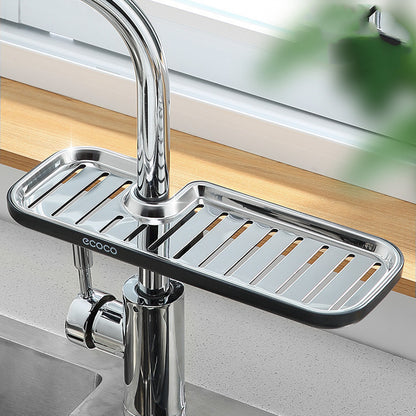 Stainless Steel Faucet Shelf Kitchen Supplies