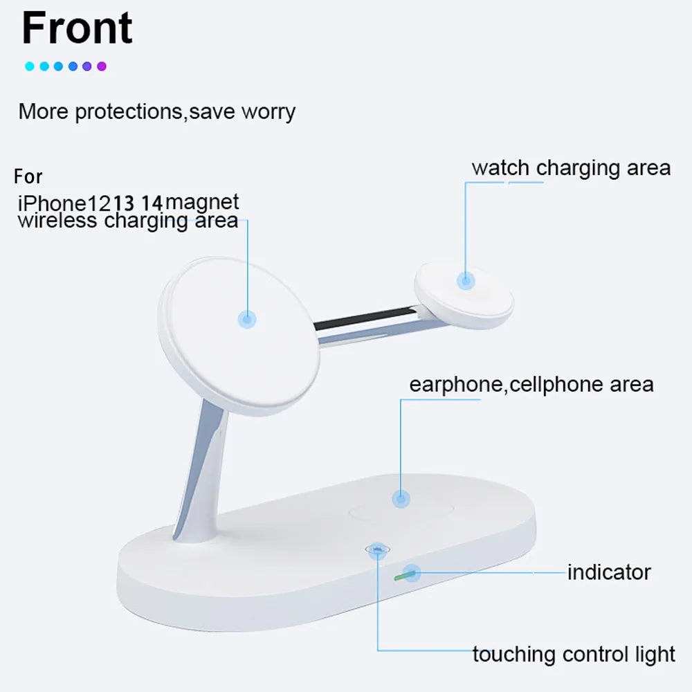 fast wireless charging station iOS: