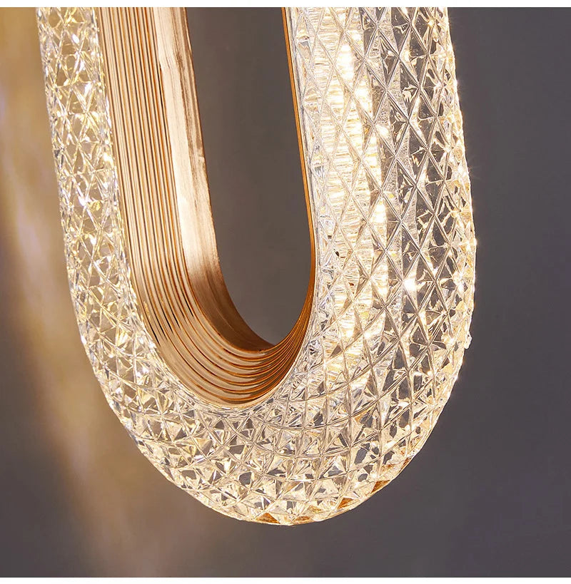 Lampes suspendues LED Crystal Glow : 