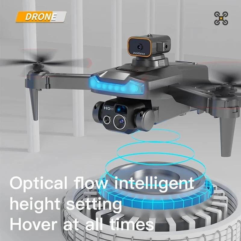 Drone P15 : double caméra 8K, GPS, évitement d'obstacles :