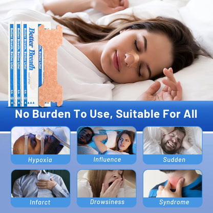 50-100pcs Anti-snoring Nasal Strips: