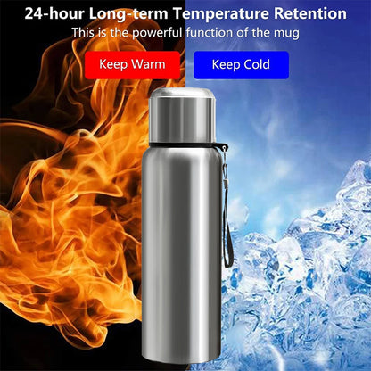 LED Temperature Display Stainless Steel Thermos Bottle: