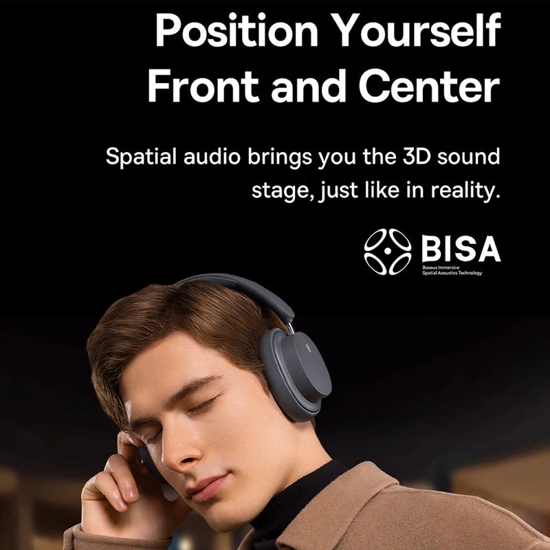 Spatial Audio Wireless Headphones: Baseus Bowie D05: