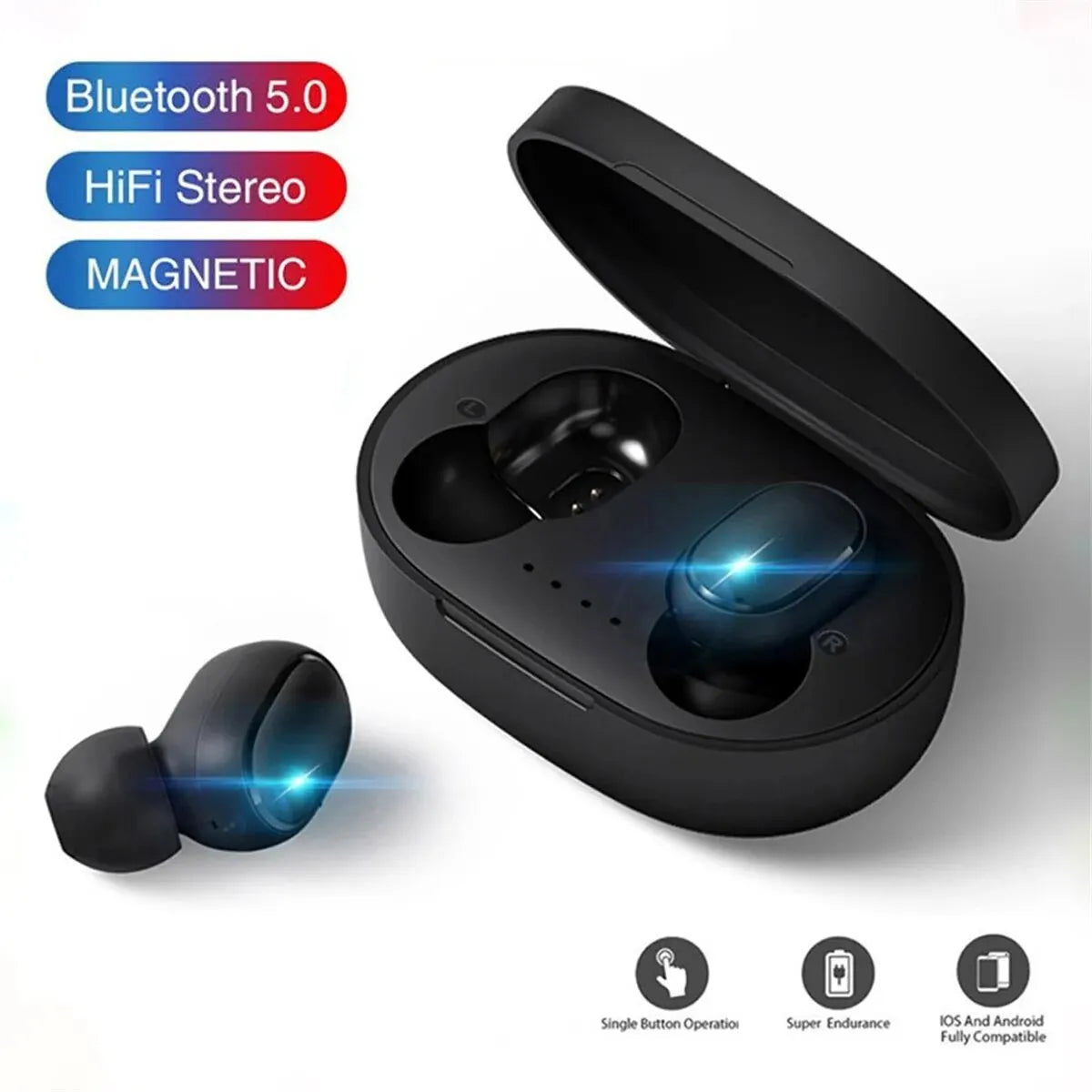 TWS A6S casque sans fil Bluetooth écouteurs suppression de bruit écouteurs Bluetooth casque avec micro pour Huawei Xiaomi Redmi