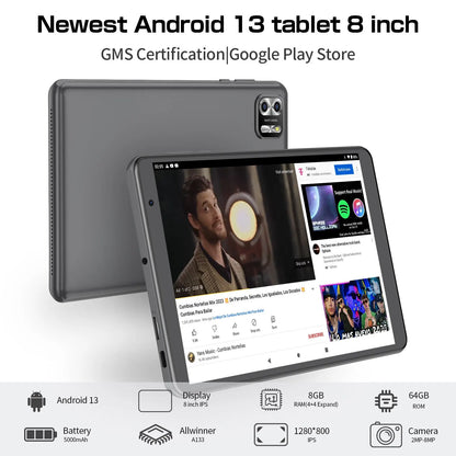 PRITOM 8 Inch Tablet: