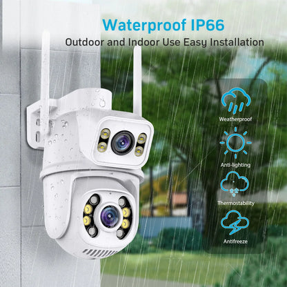 Enhanced Security Surveillance with 4K Outdoor WiFi PTZ Camera: