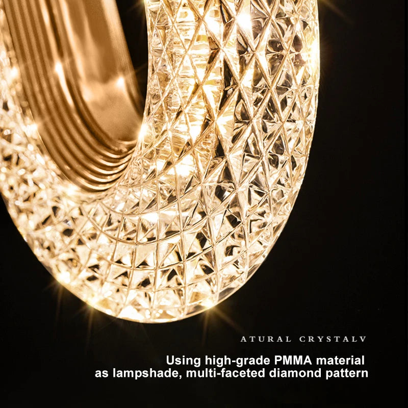 Lampes suspendues LED Crystal Glow : 