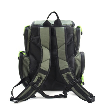 Waterproof Fishing Tackle Backpack with Multiple Compartments: