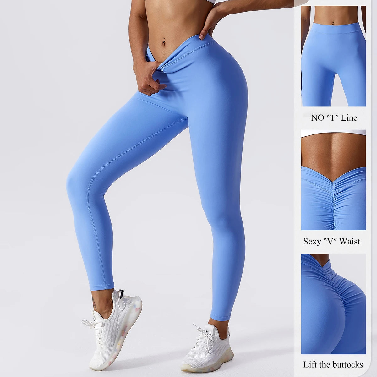 Leggings push up con vita a V!