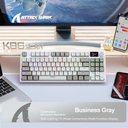 Wireless Hot-Swappable Mechanical Keyboard K86: