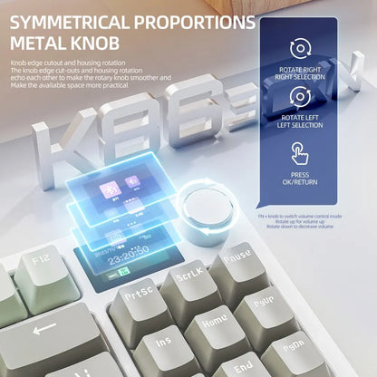 Wireless Hot-Swappable Mechanical Keyboard K86: