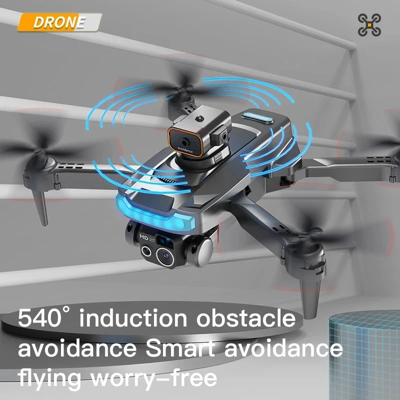 Drone P15 : double caméra 8K, GPS, évitement d'obstacles :