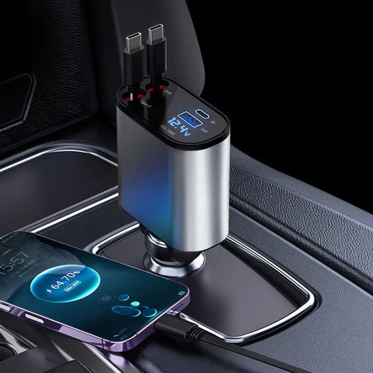 Retractable Car Charger: