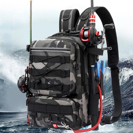 Camouflage Fishing Backpack: