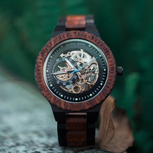 BOBO BIRD Luxury Mechanical Wood Watch: