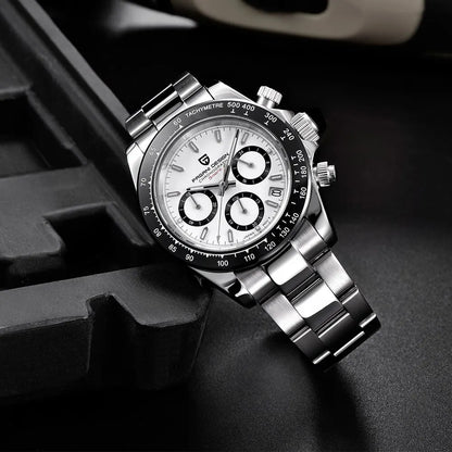 PAGANI DESIGN 2024 Men's Quartz Business Watch: Chronograph VK63