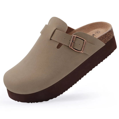 Shevalues Classic Cork Clogs Slippers: