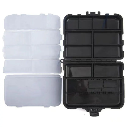 Portable Double-Sided Fishing Tackle Bait Storage Box: