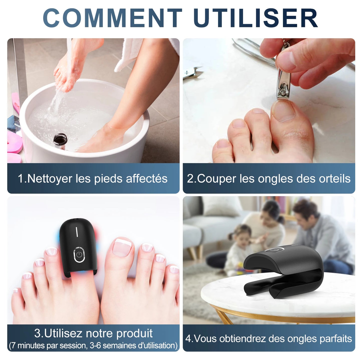 Appareil laser contre les champignons des ongles :