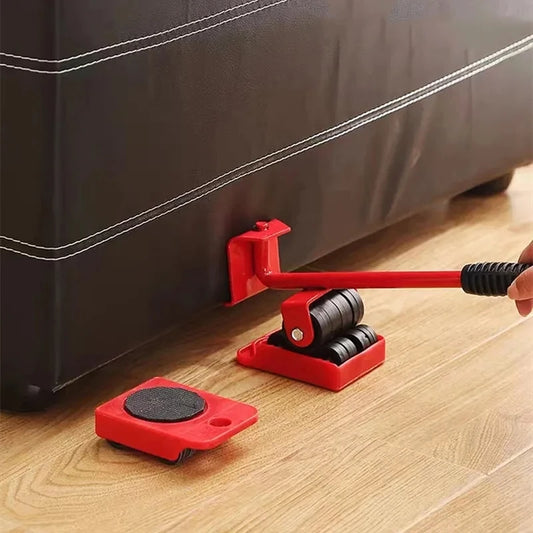 Heavy-Duty Furniture Lifter and Transport Roller Set: