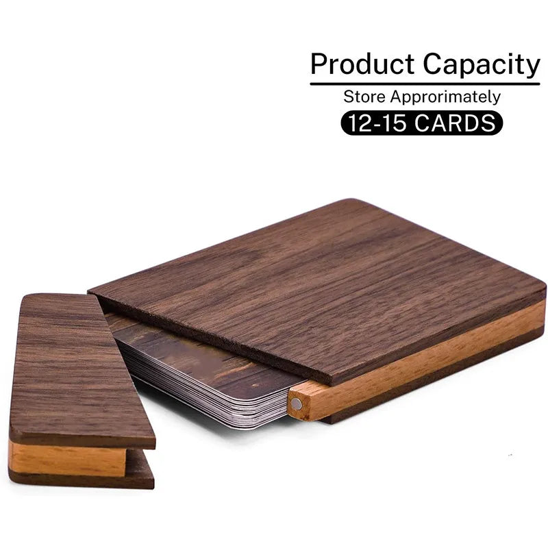 Wooden Business Card Holder: