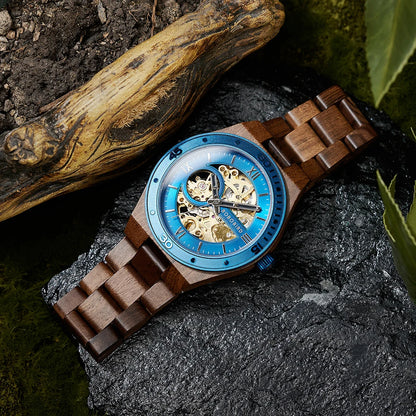 BOBO BIRD Orologio meccanico in legno: