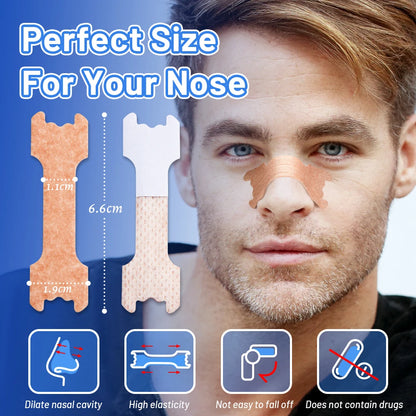 50-100pcs Anti-snoring Nasal Strips: