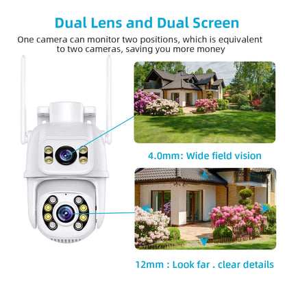 Enhanced Security Surveillance with 4K Outdoor WiFi PTZ Camera: