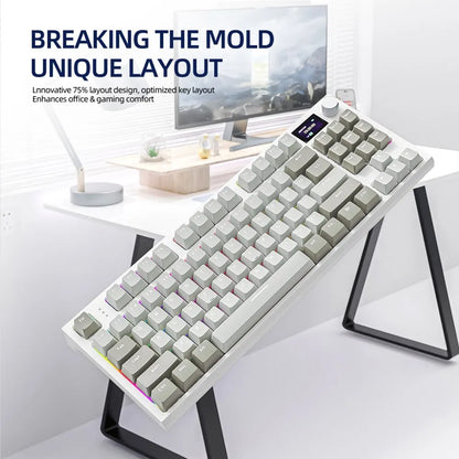 Wireless Hot-Swappable Mechanical Keyboard K86: