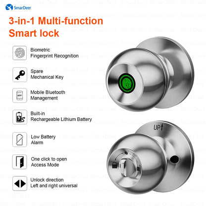 SmartDeer Bluetooth Fingerprint Lock: