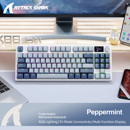 Wireless Hot-Swappable Mechanical Keyboard K86: