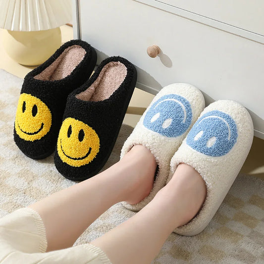 Cozy Cartoon Couple Cotton Slippers: