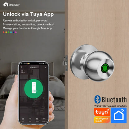 SmartDeer Bluetooth Fingerprint Lock: