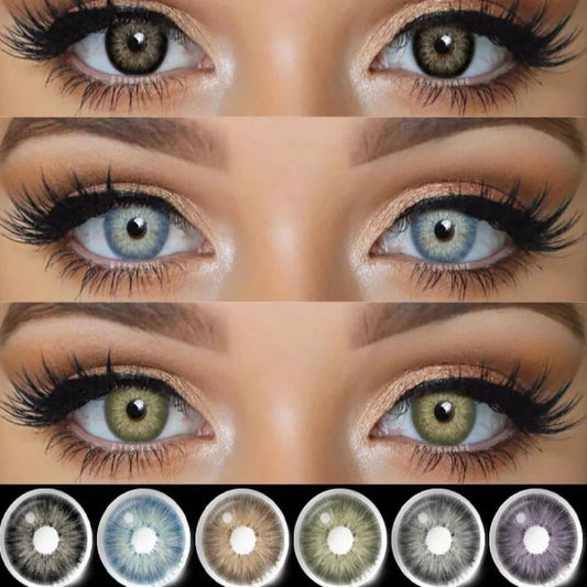 Lentilles de contact de couleur naturelle Pattaya :