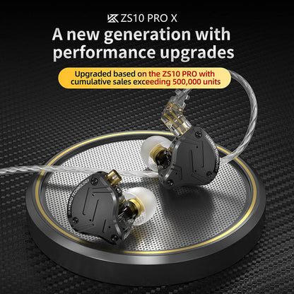 Sure, here's a shorter name: "KZ ZS10 PRO X Earbuds"