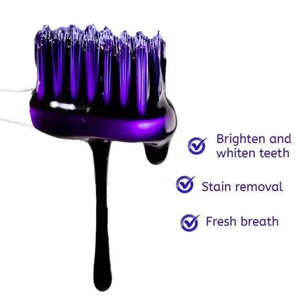 V34 SMILEKIT Purple Whitening Toothpaste