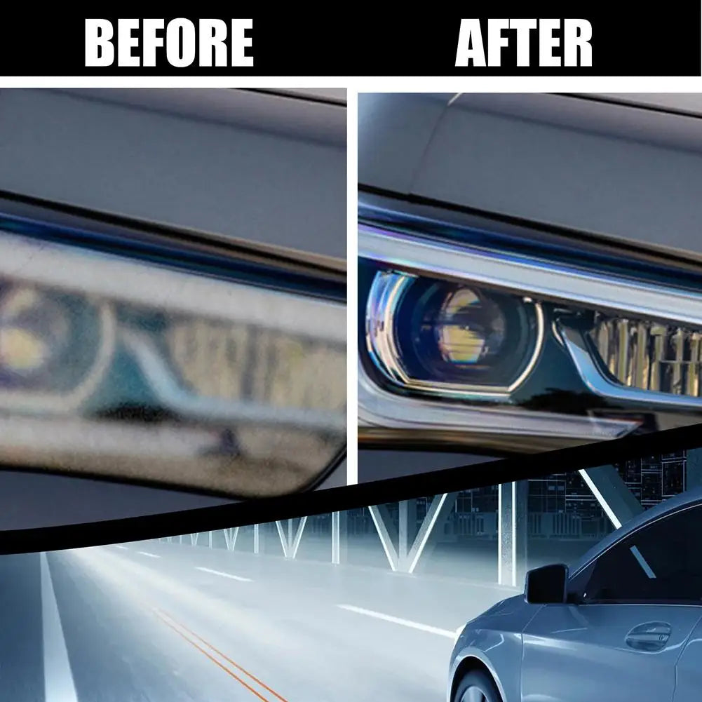 Revive car headlights with 20ml repair fluid