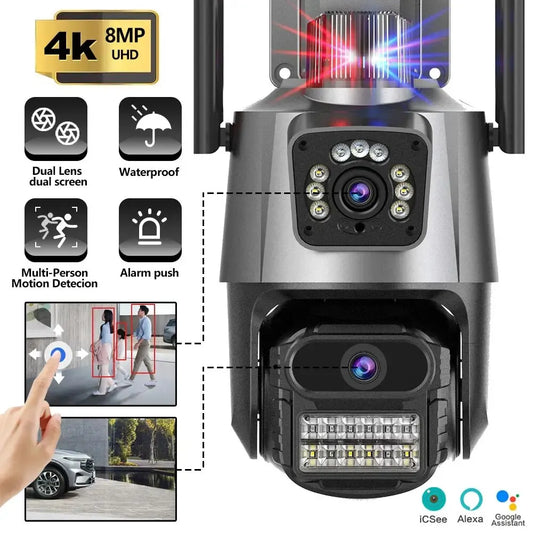 4K 8MP WiFi Camera: