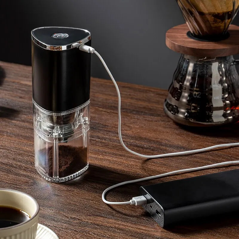 Portable Electric Coffee Grinder with USB Charging: