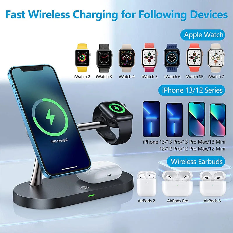 fast wireless charging station iOS: