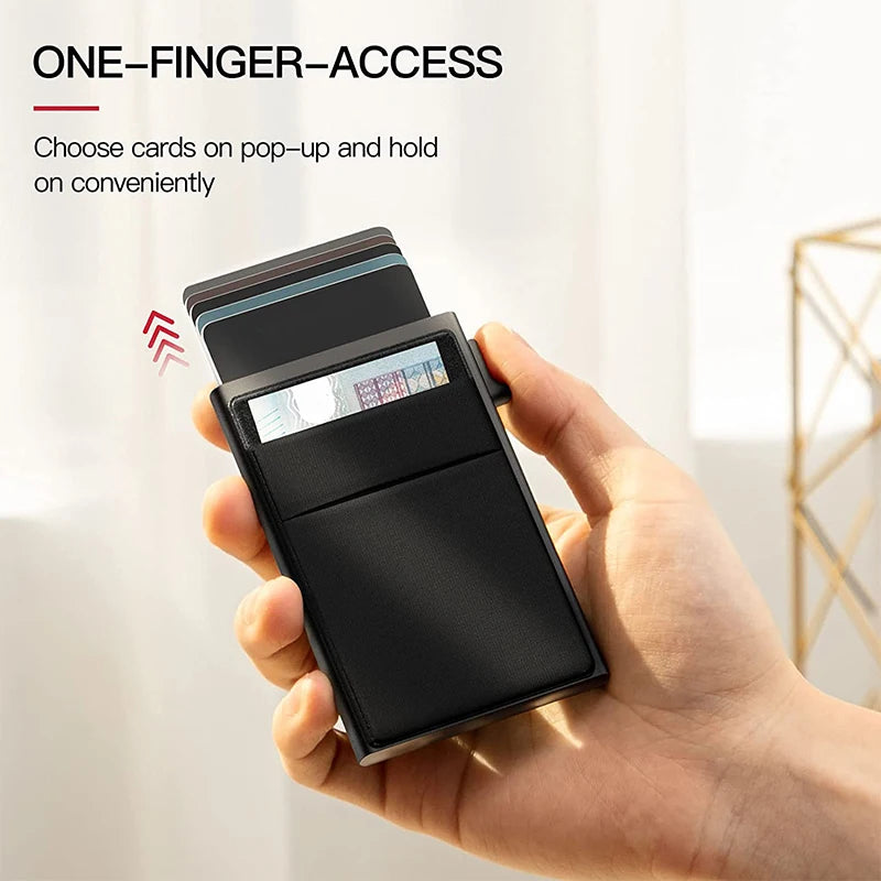 RFID Metal Slim Card Holder: