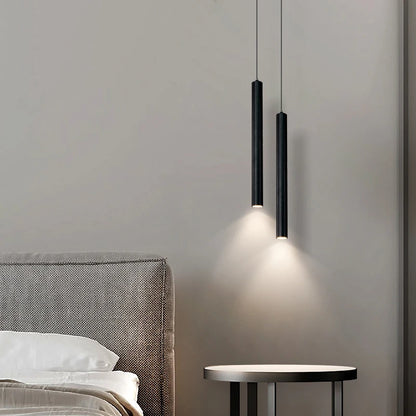 Modern Nordic LED Double-Head Pendant Lamp, 2m Hanging Pipe: